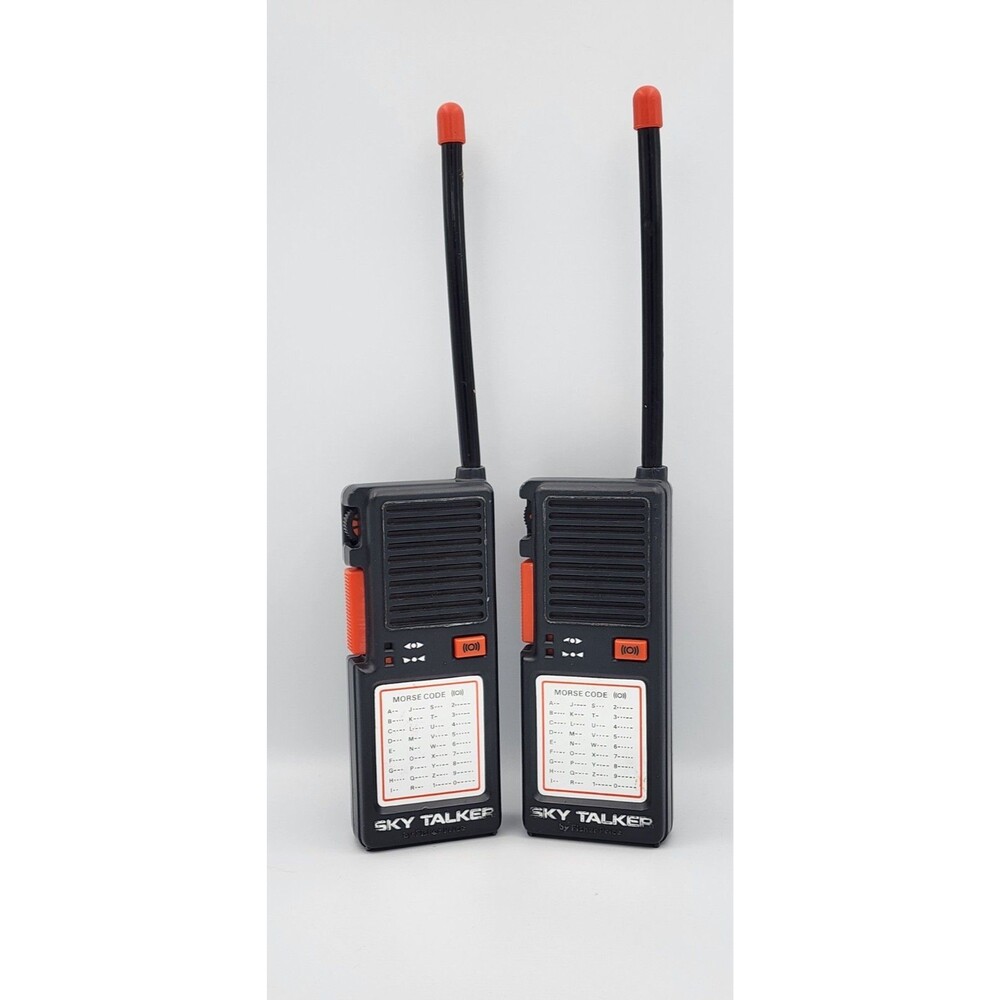 Fisher Price Sky Talker Walkie Talkie 1983 Tested - One Works, One for Parts